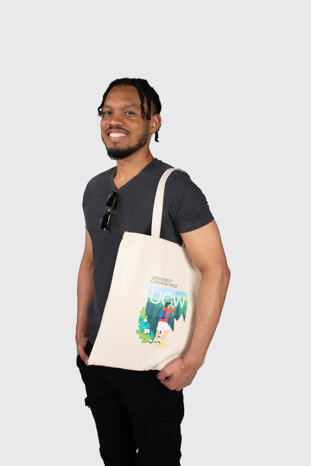 West Coast Vibes: Hiking Tote Bag