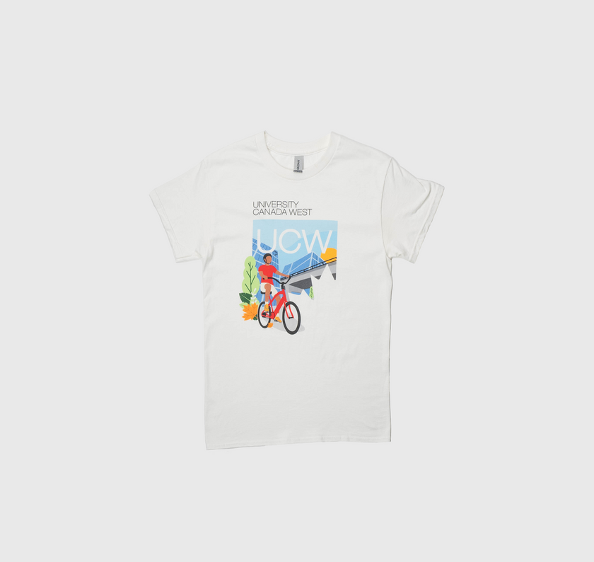 West Coast Vibes: White Biking Shirt