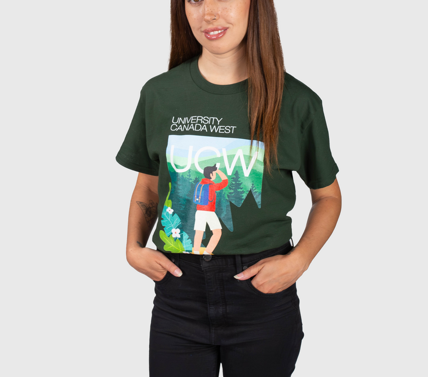 West Coast Vibes: Green Hiking Shirt