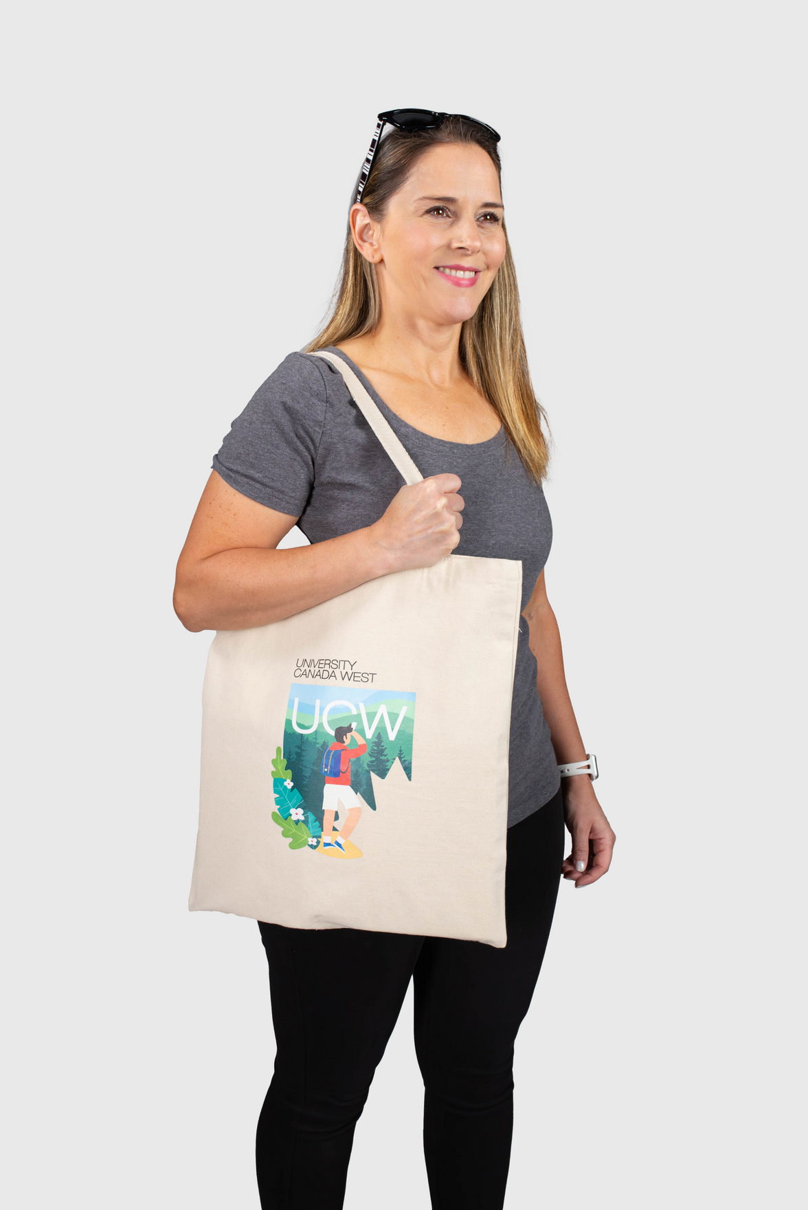 West Coast Vibes: Hiking Tote Bag