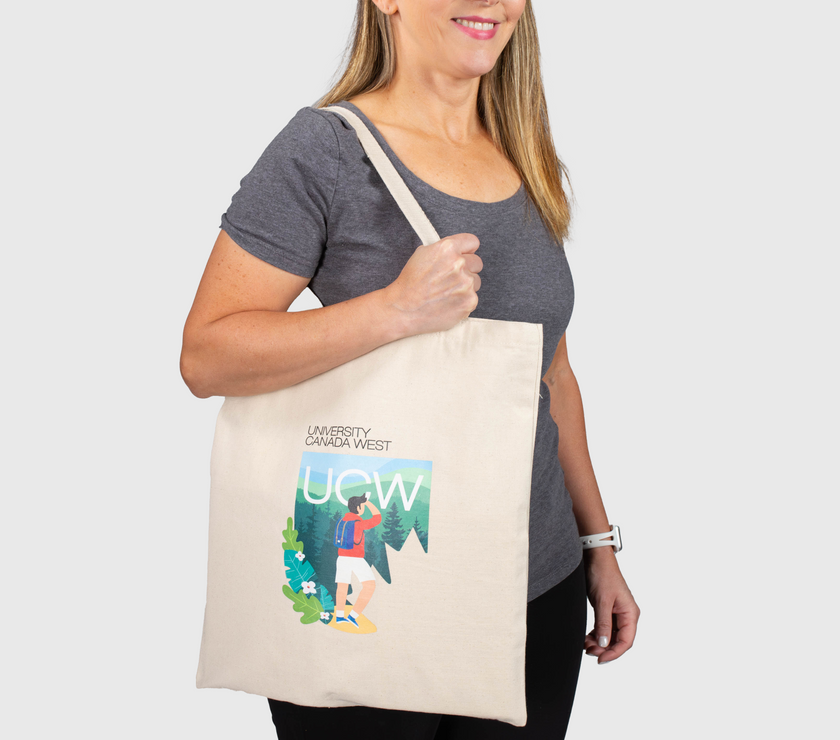 West Coast Vibes: Hiking Tote Bag