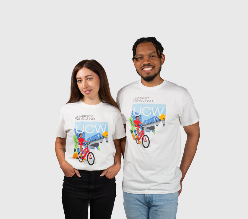West Coast Vibes: White Biking Shirt