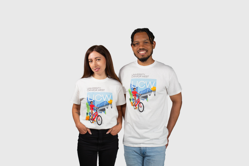 West Coast Vibes: White Biking Shirt